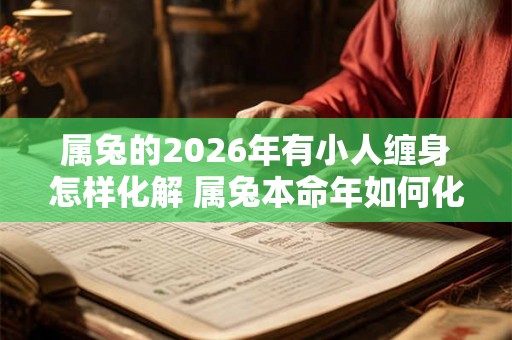 属兔的2026年有小人缠身怎样化解 属兔本命年如何化解小人