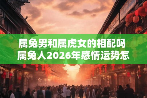 属兔男和属虎女的相配吗 属兔人2026年感情运势怎么样
