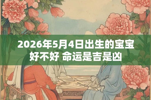 2026年5月4日出生的宝宝好不好 命运是吉是凶