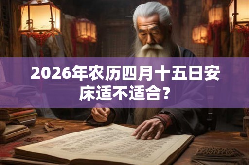 2026年农历四月十五日安床适不适合? 2026年农历四月十五日安床适不适合?