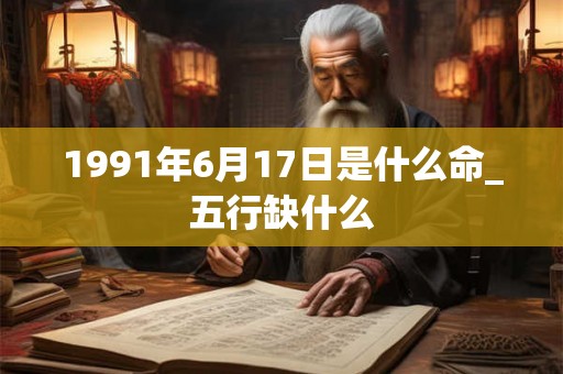 1991年6月17日是什么命_五行缺什么 1991年6月17日是什么命_五行缺什么