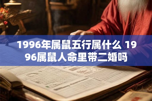 1996年属鼠五行属什么 1996属鼠人命里带二婚吗