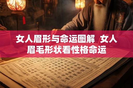 女人眉形与命运图解  女人眉毛形状看性格命运
