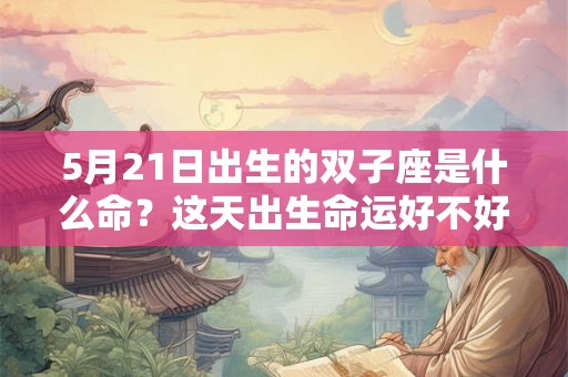 5月21日出生的双子座是什么命？这天出生命运好不好？