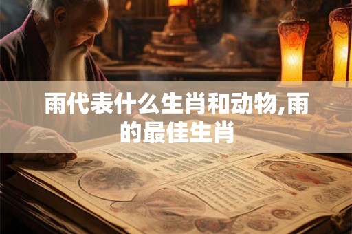 雨代表什么生肖和动物,雨的最佳生肖