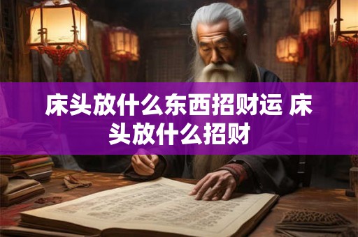 床头放什么东西招财运 床头放什么招财 床头放什么东西招财运 床头放什么招财