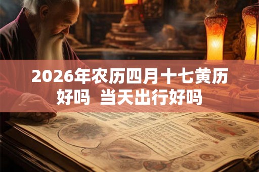 2026年农历四月十七黄历好吗  当天出行好吗
