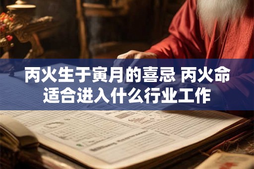 丙火生于寅月的喜忌 丙火命适合进入什么行业工作