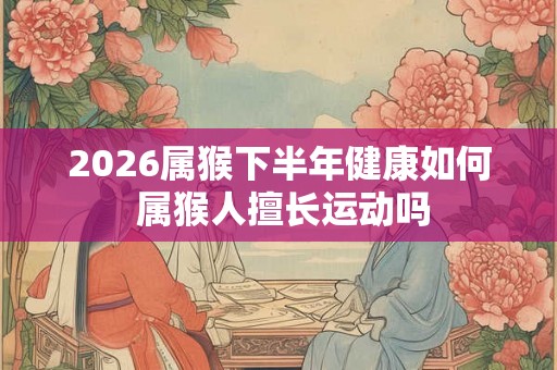 2026属猴下半年健康如何 属猴人擅长运动吗