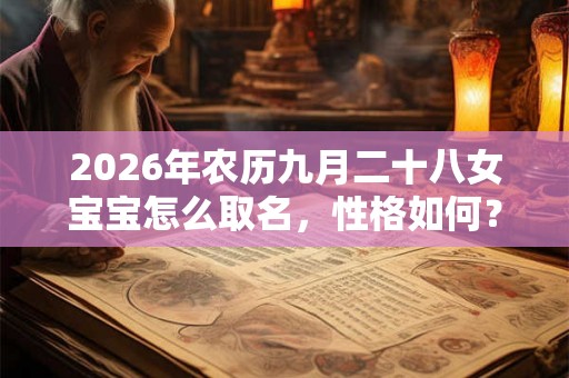 2026年农历九月二十八女宝宝怎么取名，性格如何？