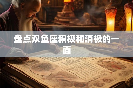 盘点双鱼座积极和消极的一面