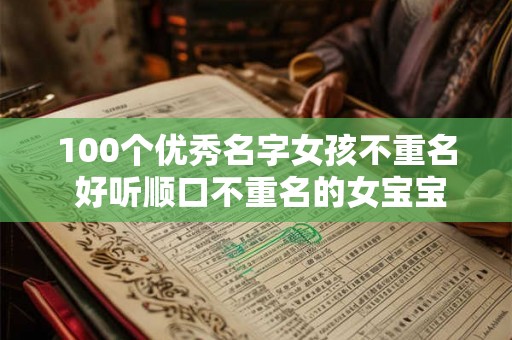 100个优秀名字女孩不重名 好听顺口不重名的女宝宝名字
