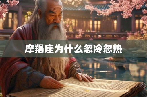 摩羯座为什么忽冷忽热