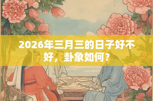 2026年三月三的日子好不好，卦象如何？