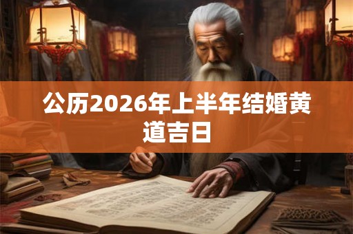 公历2026年上半年结婚黄道吉日