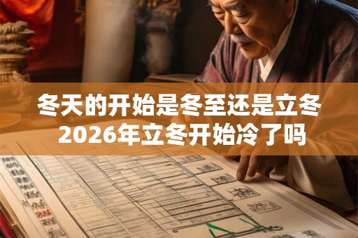 冬天的开始是冬至还是立冬 2026年立冬开始冷了吗