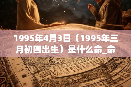 1995年4月3日(1995年三月初四出生)是什么命_命运如何 1995年4月3日(1995年三月初四出生)是什么命_命运如何