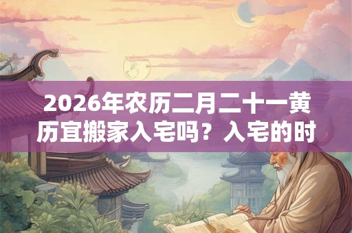 2026年农历二月二十一黄历宜搬家入宅吗？入宅的时候不能说什么？