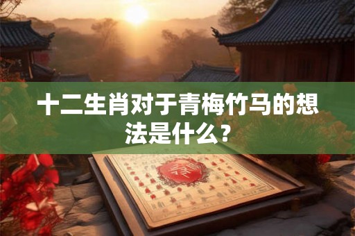 十二生肖对于青梅竹马的想法是什么? 十二生肖对于青梅竹马的想法是什么?