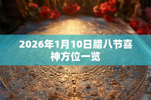 2026年1月10日腊八节喜神方位一览
