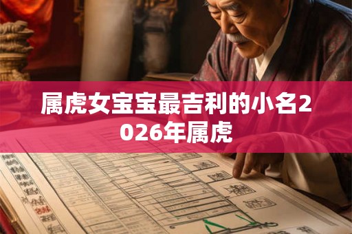 属虎女宝宝最吉利的小名2026年属虎