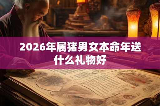 2026年属猪男女本命年送什么礼物好 2026年属猪男女本命年送什么礼物好