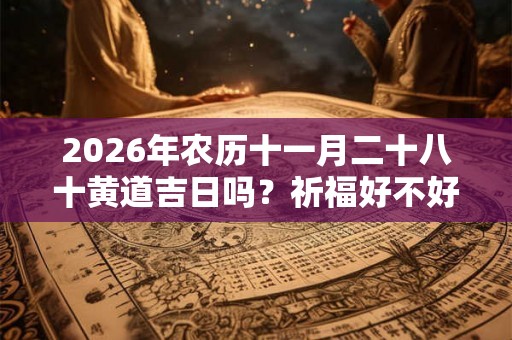 2026年农历十一月二十八十黄道吉日吗？祈福好不好？