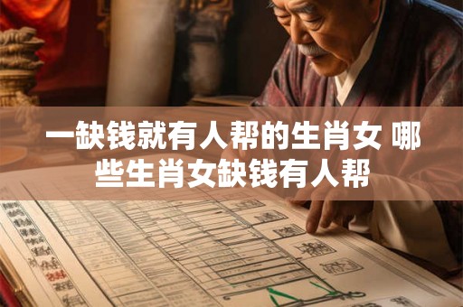 一缺钱就有人帮的生肖女 哪些生肖女缺钱有人帮 一缺钱就有人帮的生肖女 哪些生肖女缺钱有人帮