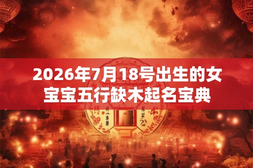 2026年7月18号出生的女宝宝五行缺木起名宝典