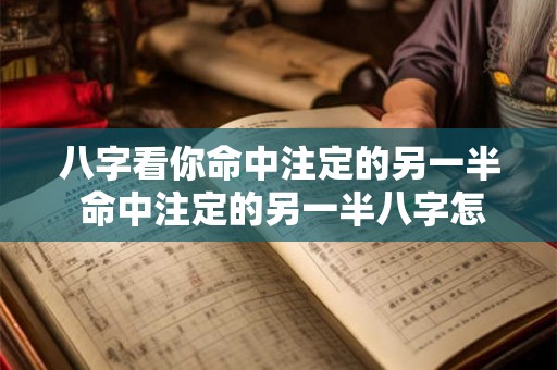 八字看你命中注定的另一半 命中注定的另一半八字怎么看
