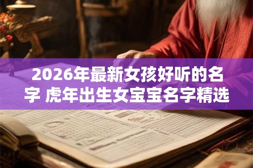 2026年最新女孩好听的名字 虎年出生女宝宝名字精选 2026年最新女孩好听的名字 虎年出生女宝宝名字精选