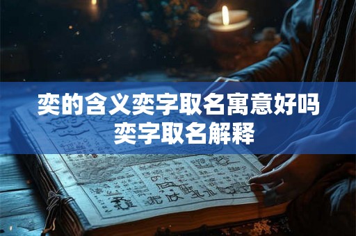 奕的含义奕字取名寓意好吗 奕字取名解释 奕的含义奕字取名寓意好吗 奕字取名解释