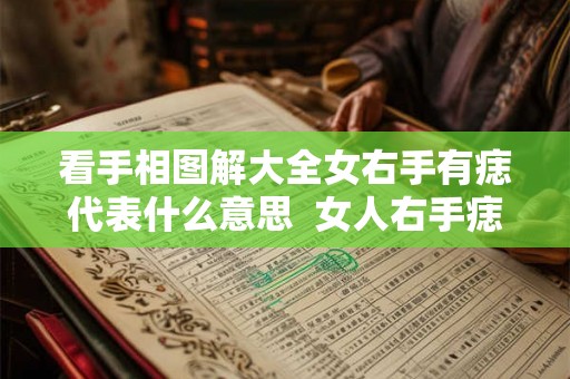 看手相图解大全女右手有痣代表什么意思  女人右手痣相图解大全
