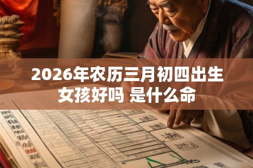 2026年农历三月初四出生女孩好吗 是什么命 2026年农历三月初四出生女孩好吗 是什么命