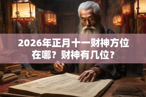 2026年正月十一财神方位在哪?财神有几位? 2026年正月十一财神方位在哪?财神有几位?