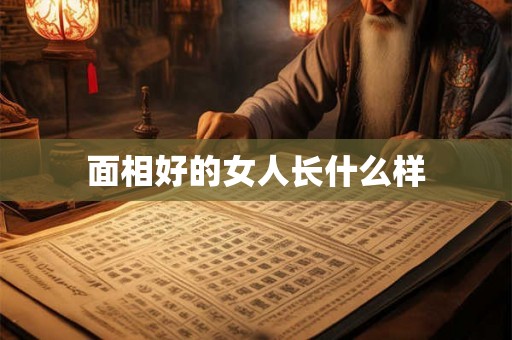 面相好的女人长什么样