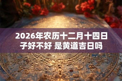 2026年农历十二月十四日子好不好 是黄道吉日吗