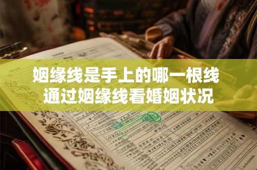 姻缘线是手上的哪一根线 通过姻缘线看婚姻状况