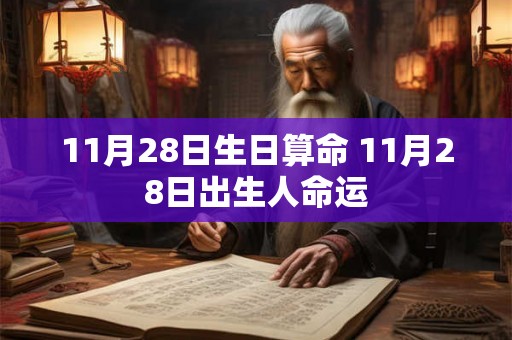 11月28日生日算命 11月28日出生人命运