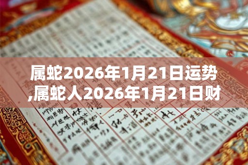 属蛇2026年1月21日运势,属蛇人2026年1月21日财运,生肖蛇2026年1月21日运势