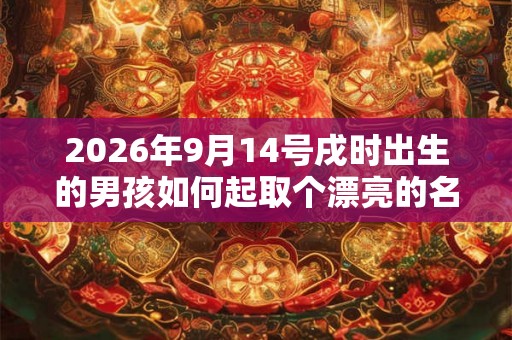 2026年9月14号戌时出生的男孩如何起取个漂亮的名字，五行属什么