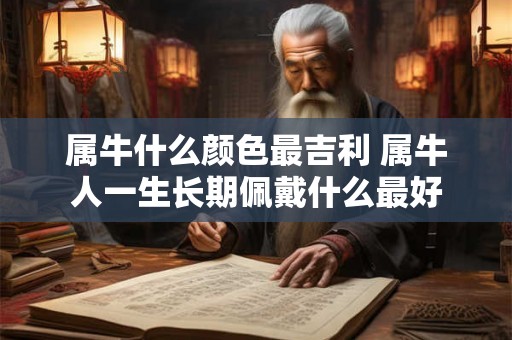 属牛什么颜色最吉利 属牛人一生长期佩戴什么最好