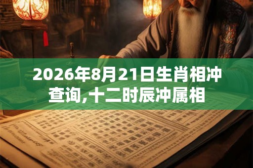 2026年8月21日生肖相冲查询,十二时辰冲属相