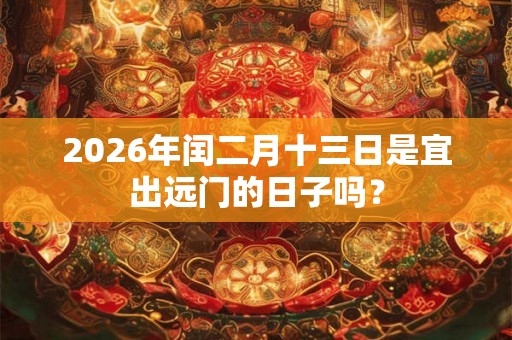 2026年闰二月十三日是宜出远门的日子吗? 2026年闰二月十三日是宜出远门的日子吗?
