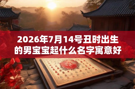 2026年7月14号丑时出生的男宝宝起什么名字寓意好