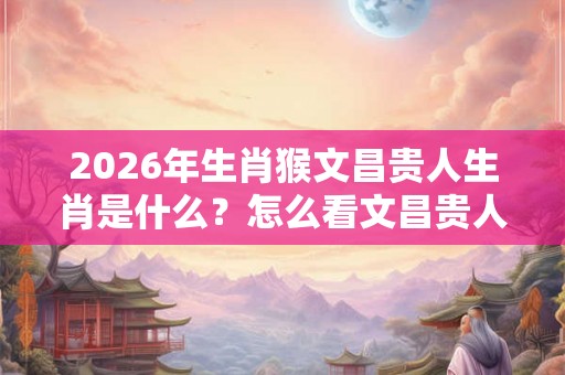 2026年生肖猴文昌贵人生肖是什么?怎么看文昌贵人在哪? 2026年生肖猴文昌贵人生肖是什么?怎么看文昌贵人在哪?