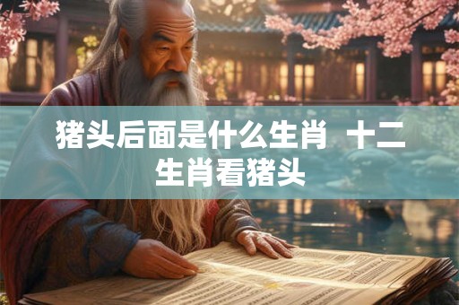 猪头后面是什么生肖 十二生肖看猪头 猪头后面是什么生肖 十二生肖看猪头
