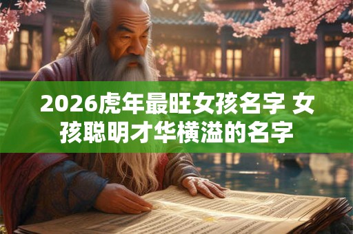 2026虎年最旺女孩名字 女孩聪明才华横溢的名字