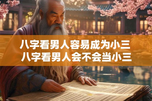 八字看男人容易成为小三 八字看男人会不会当小三
