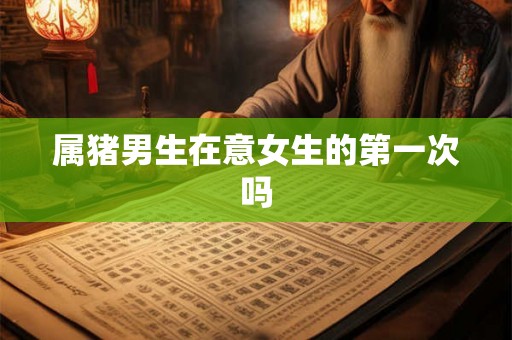 属猪男生在意女生的第一次吗